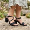 MARCO TOZZI 28300 SANDAL - BLACK SPARKLE